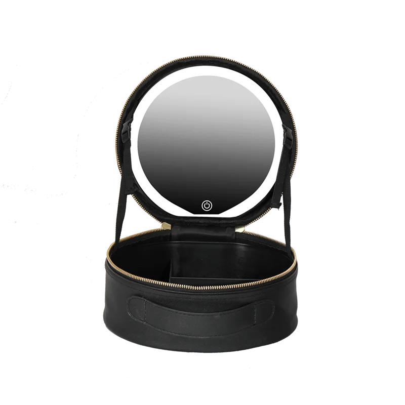Trousse de maquillage avec miroir et led