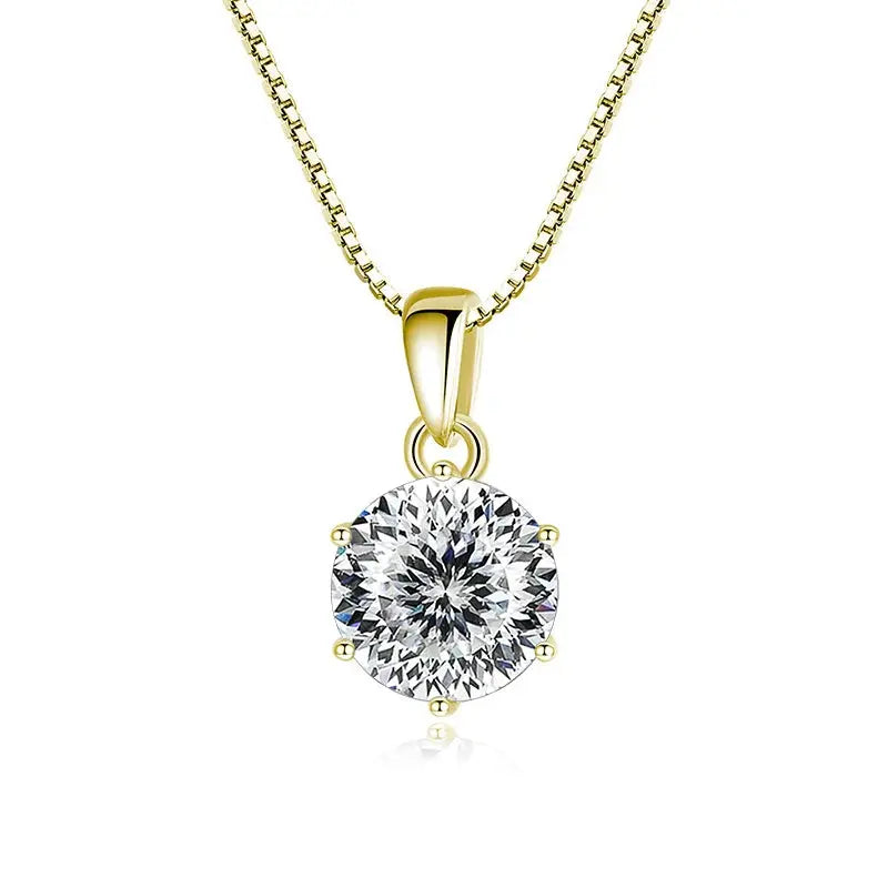 Collier en moissanite