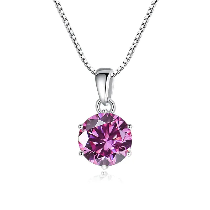 Collier en moissanite