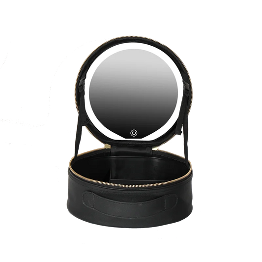 Trousse de maquillage avec miroir et led 